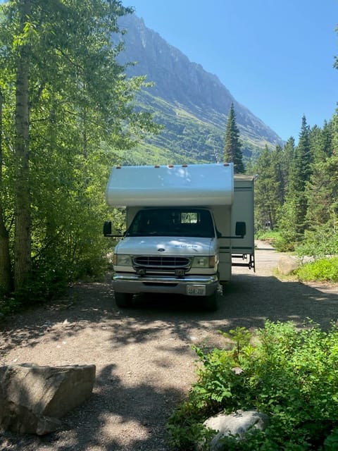 Renter Submitted Photo #16
Many Glacier Campground - Site 72. Glacier National Park.
Slice of Heaven with a Stream behind site and amazing views.