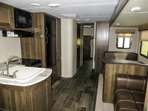 View to rear of trailer