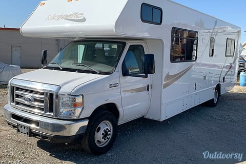 2015 Thor Motor Coach Four Winds Majestic 28A Ultimate Family RV Grizzly6 Véhicule routier in Millcreek