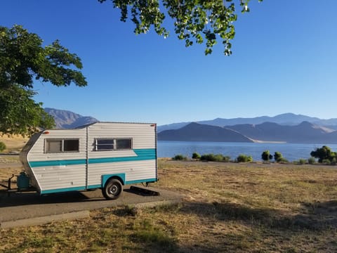 The Vintage Camper out on an adventure!