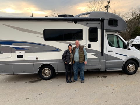 The day we purchased the RV in December 2019.