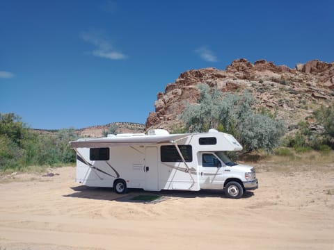 Beach life at Flaming Gorge, Wyoming side.