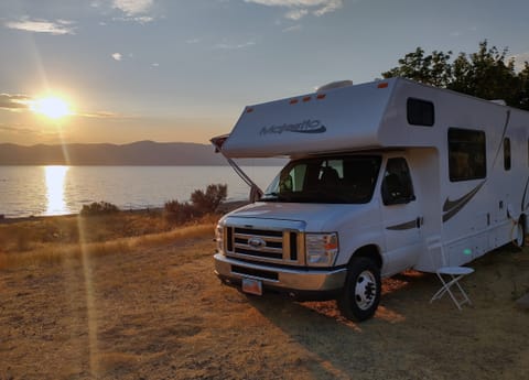 Bear Lake, Utah... sunset.  Yeah!  :)