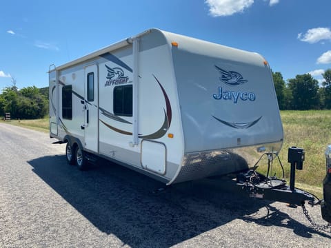 Never towed an RV before? Our 2014 Jayco Jayflight is a great introduction.