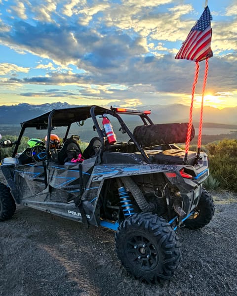 2021 Forest River Toy Hauler, Sleeps 6, Upgraded Bed, Fits RZR XP4 Turbo Towable trailer in Riverside