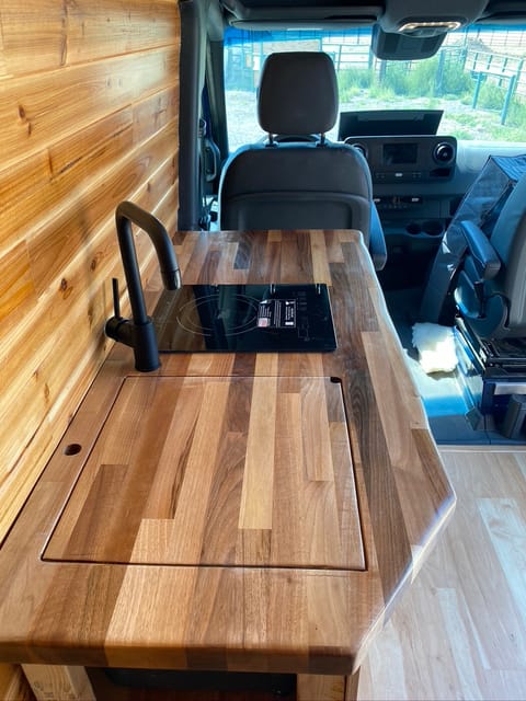 Butcher-block countertop