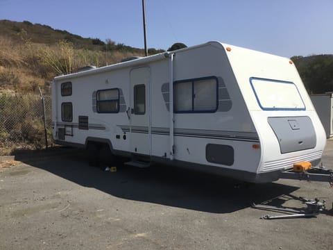Outside view of the trailer.