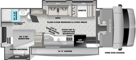 Keurig onboard !! Spacious & Cozy 30 feet RV Sleep 6 Drivable vehicle in Frisco