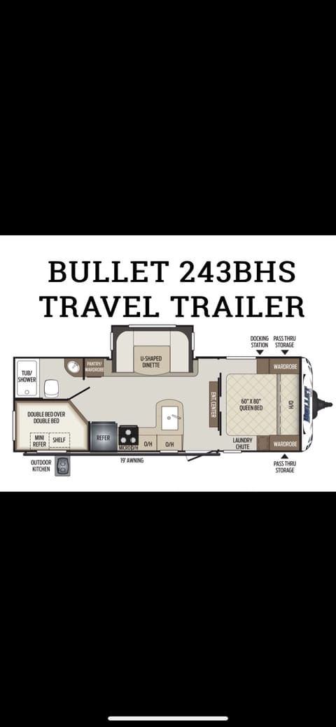 ~The Pioneer~ 29ft. Bunkhouse, Sleeps 8 Towable trailer in Huntersville