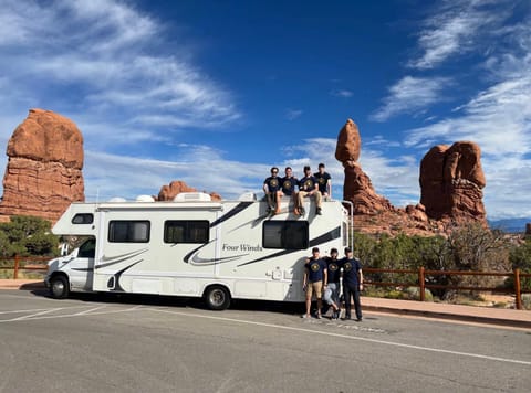 The majestic view of Arches National Park will leave you in a feeling of awe. Our RV is ready for your greatest Xtraordinary Adventure. 