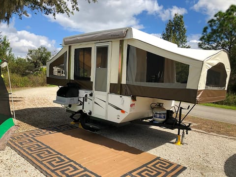 The Fancy Glampy Experience: Luxury 2015 Forest River Rockwood Freedom Pop- Towable trailer in Kissimmee