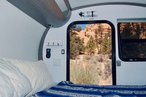 Large windows, a powerful fan, and spacious interior = a comfortable camping experience!