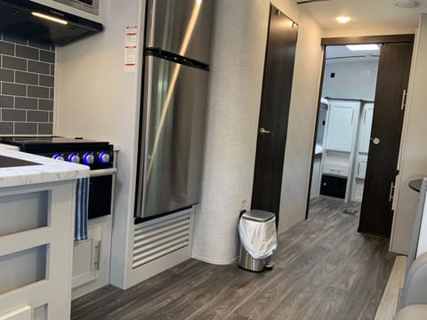 10.8 cubic ft SS fridge and freezer