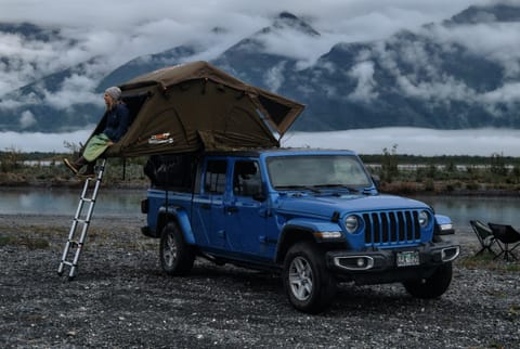 One of our favorite campsites at Knik River!