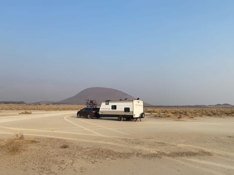 dry lakebed dry camping