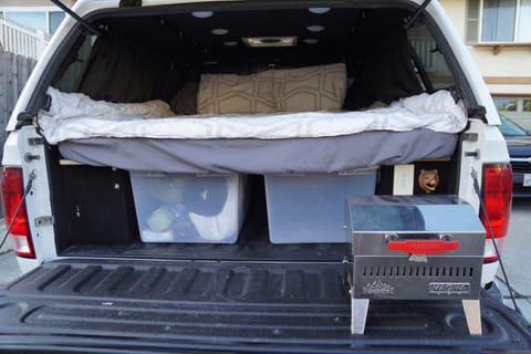 2016 Dodge Ram1500 Comfy weekender with RV Queen memory Foam and Fridge! Vehículo funcional in San Clemente