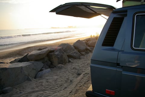 Sunset vibes out the rear hatch. Another Westy classic!
