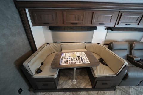 Dinette that converts to bed