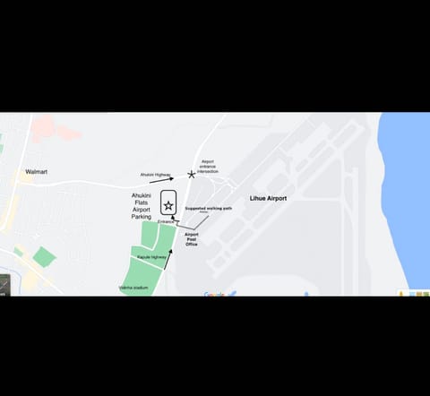 Directions to parking location 