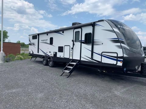 Adventure awaits in this 2020 Keystone Passport Lucille Towable trailer in Central Frontenac