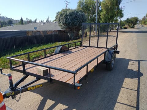 Flat Bed Trailer 14ft long x78in wide, Click the heart to add to favorites! Towable trailer in San Marcos
