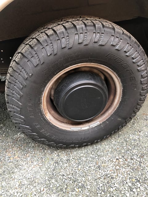 Four brand new tires as of May 2022. 