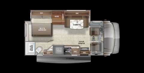 2021 Jayco Melbourne Compact Diesel Class C Motorhome Drivable vehicle in Rexburg