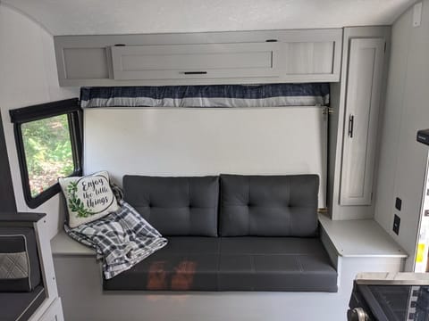 Couch folds down to a queen bed