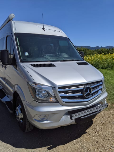 The Adventure Coach is built on the Mercedes chassis.