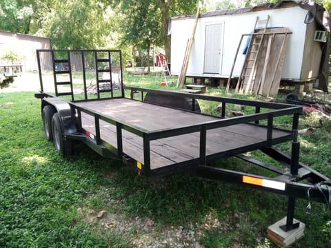 2021 16ft Double Axle Utility Trailer with Rear Gate Towable trailer in Houston