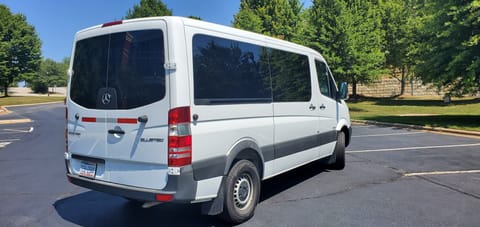 Snow White: 2016 12-psgr MB Sprinter 2500 Diesel BlueTec Drivable vehicle in Asheville