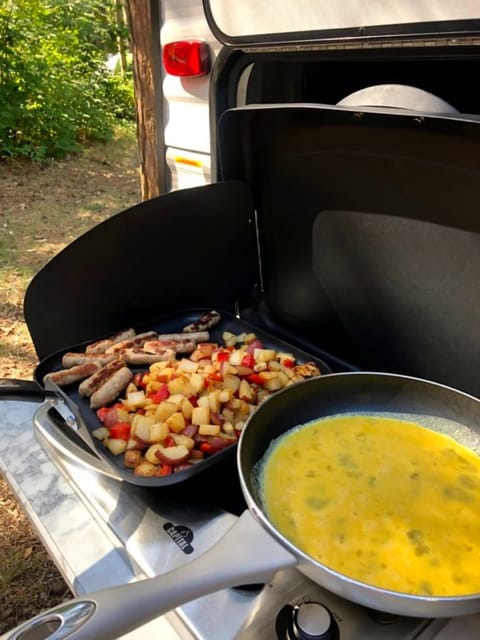 Cook for a crowd with the outdoor stove!