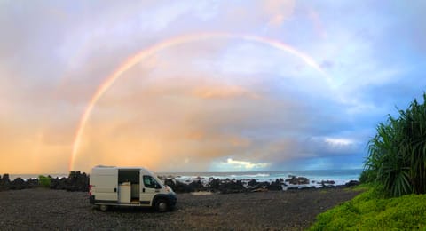 Find the campervan at the end of the rainbow :)