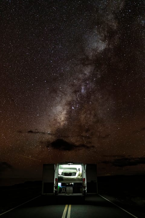 Sleep with the milky way galaxy at your fingertips