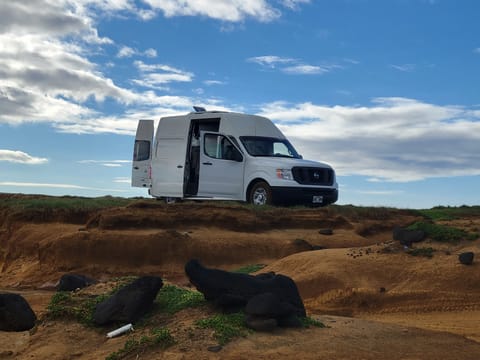 Vantastic Tiny Beach House on Wheels Campervan in Kalaoa