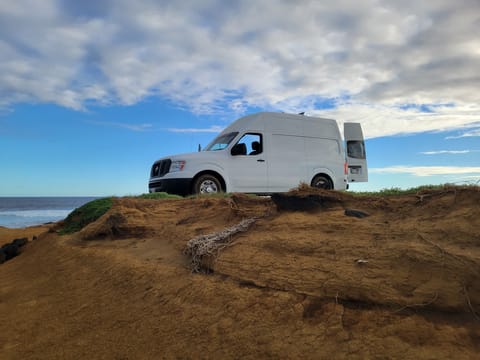 Vantastic Tiny Beach House on Wheels Campervan in Kalaoa