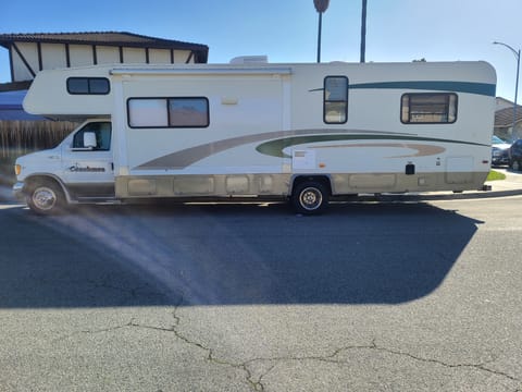 Left side of RV with slide out