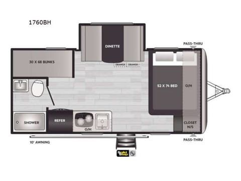 Iconic RV Rentals Towable trailer in Belleville