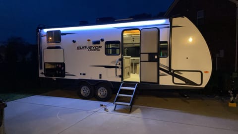 2021 Forest River Surveyor Legend Bunkhouse 240BHLE- Outdoor kitchen Towable trailer in Murfreesboro