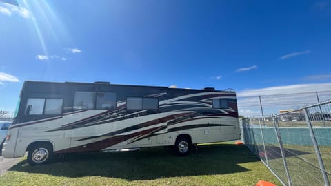 Meet “DAKOTA” our Family Fun RV Drivable vehicle in Fontainebleau