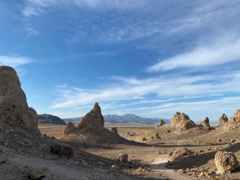 Ever been to the Trona Pinnacles? It feels like you're on Mars. This place is about 3 hours from Los Angeles. Camp anywhere you want under the tufas.
