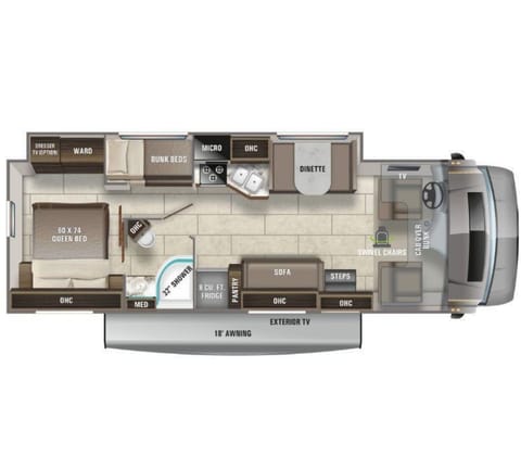 2021 Entegra Odyssey 31F Luxury Family Hauler Drivable vehicle in Rancho Penasquitos