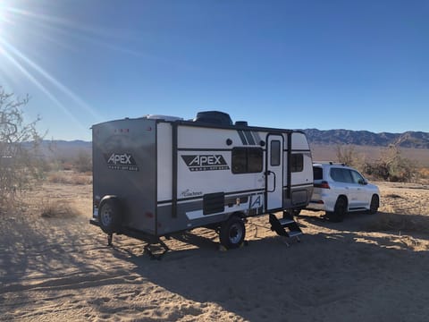 Lightweight 2022 Apex nano with bunkbeds, and solar panel Towable trailer in Cupertino