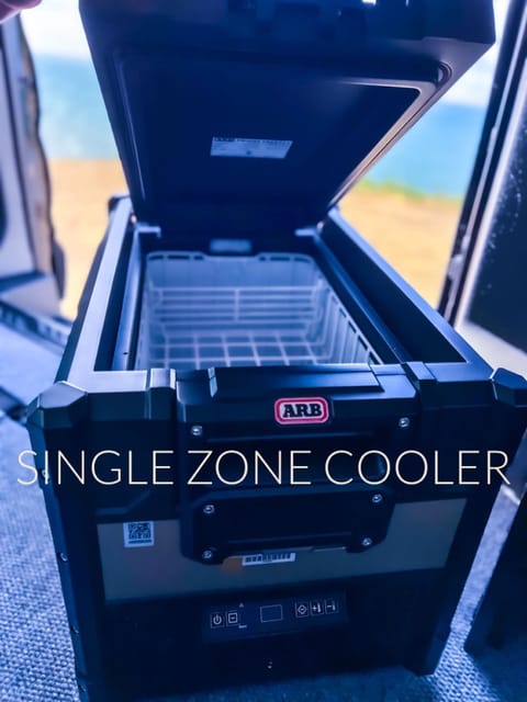 This is a cooler that can be set as a freezer or a refrigerator!