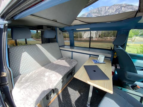 Explore the West Coast with a fun manual Westfalia drive Campervan in Squamish
