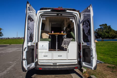 Beautiful Converted Van With Custom Interior With Everything You Could Need Drivable vehicle in Pacific Beach