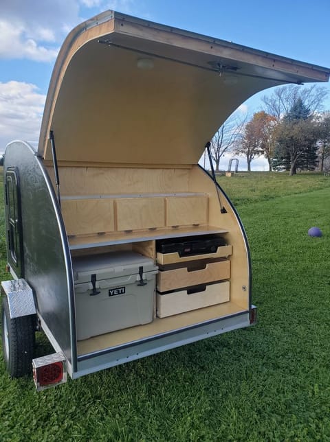 2020 Custom Teardrop XtraLITE 4'x8' Frame Basic Travel Trailer Towable trailer in Dubuque