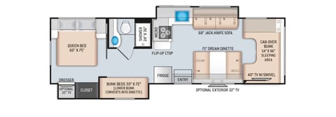 Unicron - 2020 Thor Four Winds 30D - Sleeps 8 Veicolo da guidare in North Las Vegas