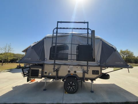 Overland with "Bandit"..... our 2021 Opus OP4 off road camper Rimorchio trainabile in Bulverde
