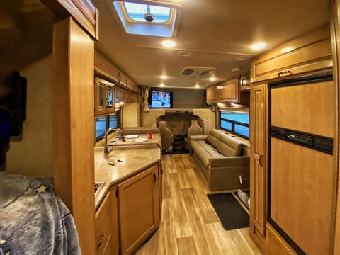 View forward from hallway next to the bunks